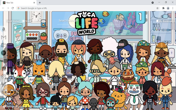 Toca Life’s charm lies in its open-world approach, allowing players to explore various places like schools, hospitals, and cities